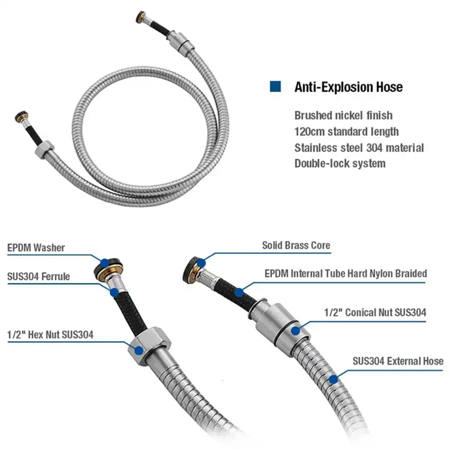 Custom Stainless Steel High Pressure Handheld Bidet Manufacturer Toilet