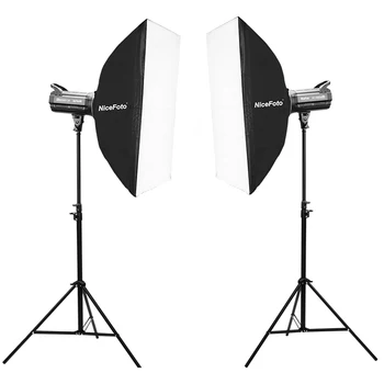 KT-HC403-X (HC-1000SB III )  NiceFoto 100W 5600K Daylite CRI 95+ COB LED Video Light Kit Light for Photo