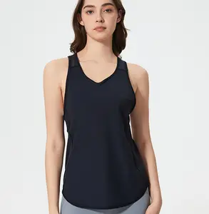 TOPKO Mesh Breathable Back Sports Quick Drying Tight Yoga Top