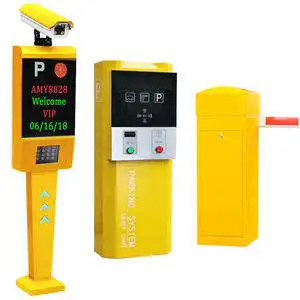 LPR Car Ticket Parking System with Automatic Parking Control for Parking Lot Management