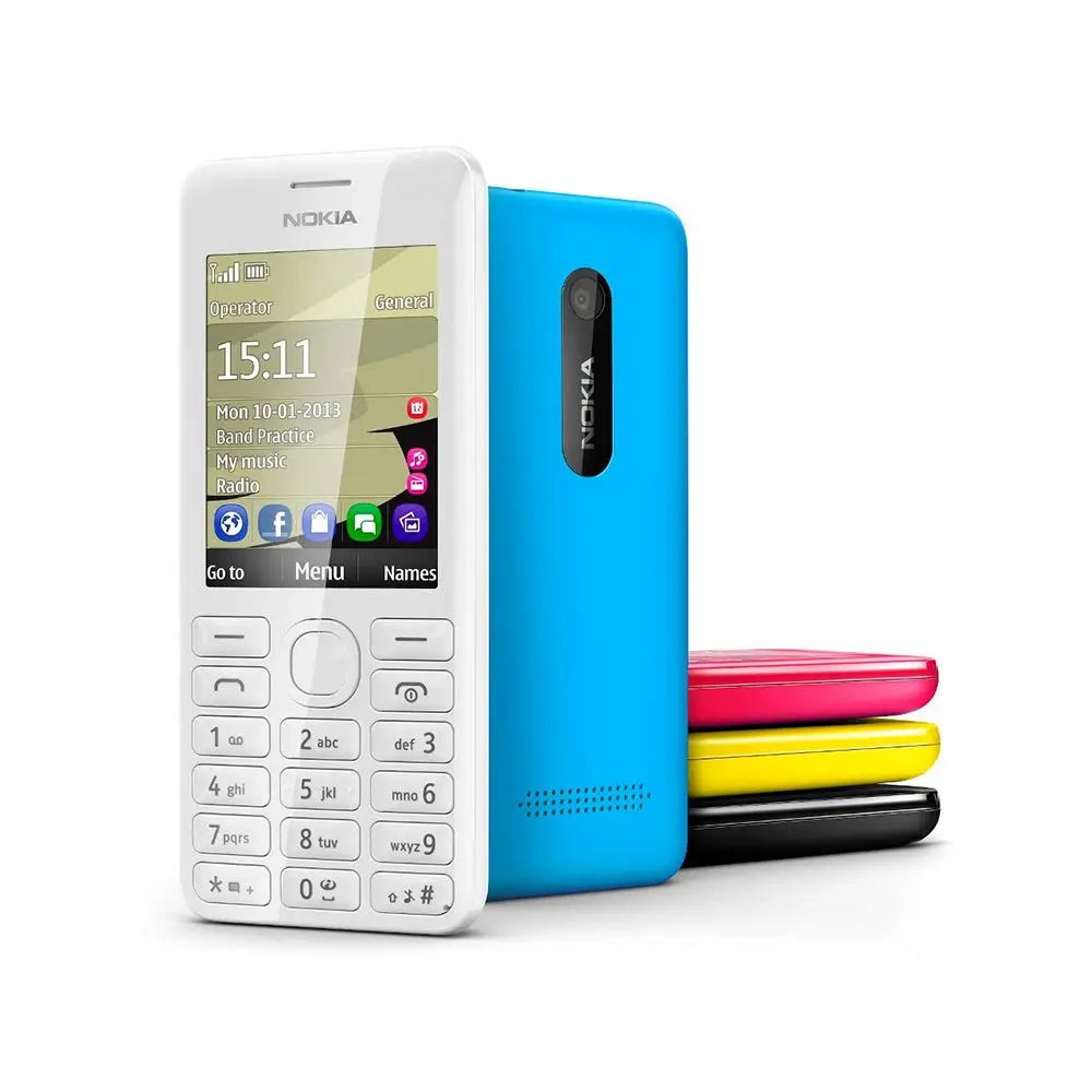 New Arrive  Keypad Smart Mobile Phone Fit for Nokia 3110C 105 108 C2-01 8210 6230 6300 E66 E63 230 208 301 N95 N73