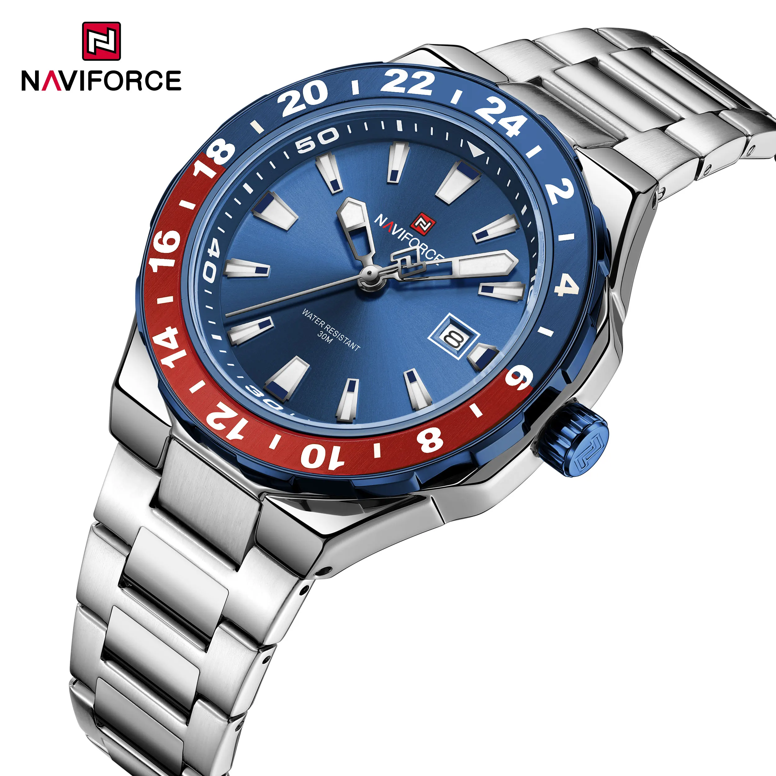 Reloj NAVIFORCE 9249, reloj de cuarzo de alta calidad para hombre, reloj  con puntero de fecha Luminoso a la moda, reloj deportivo de cuarzo