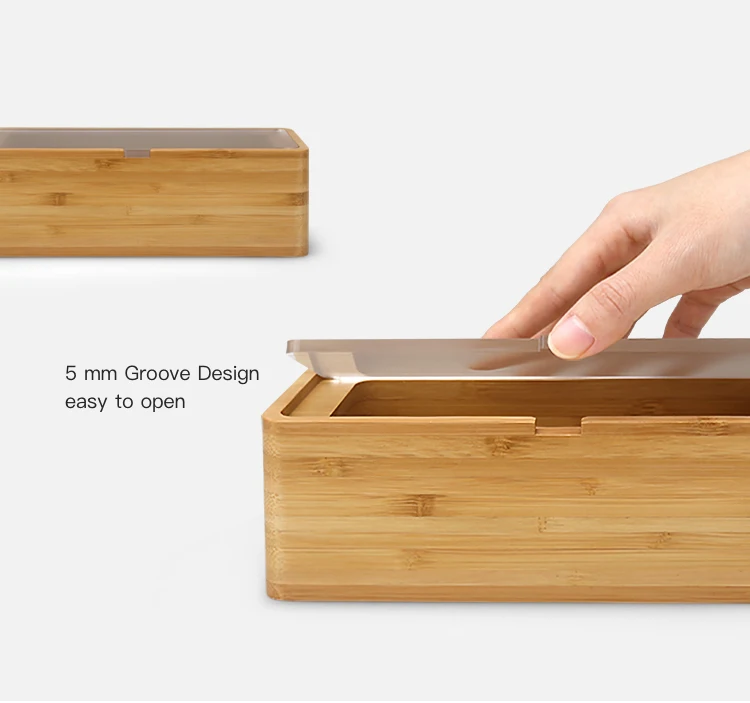 Tianhui Современная бесшовная бамбуковая упаковка подарочная чайная