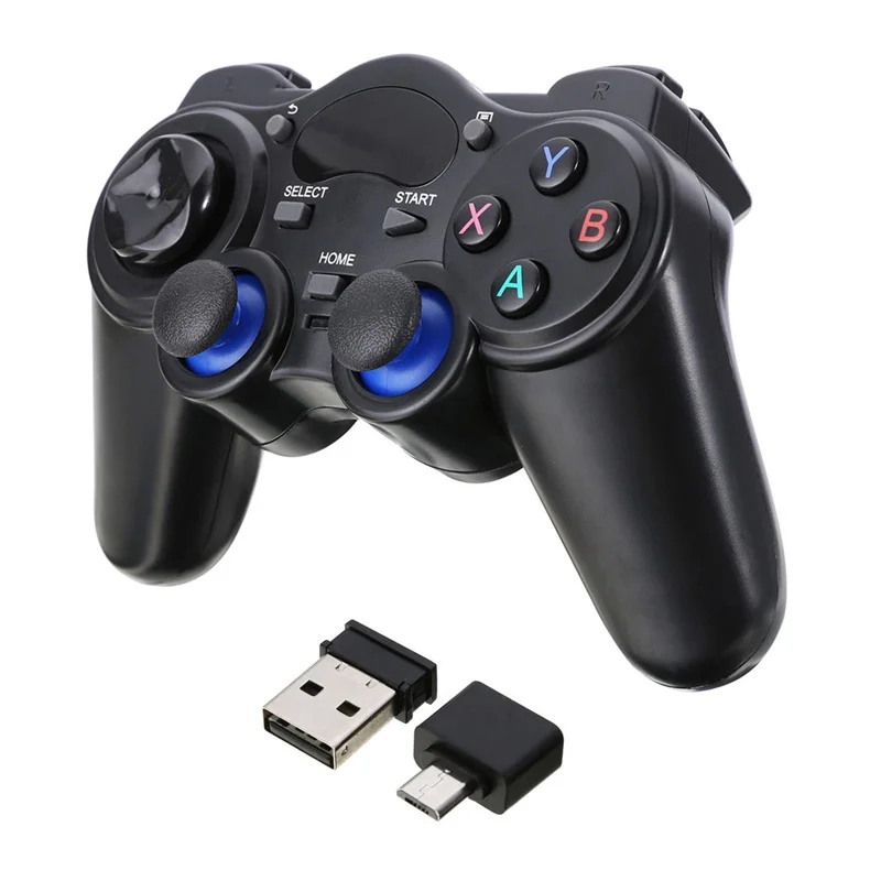 terras Isolator aardolie 2.4g Wireless Game Controller Joystick Gamepad With Micro Usb Otg Converter  Adapter For Android Tv Box For Pc Ps3 - Buy Wireless Gamepad,Gamepad Android,Wireless  Controller Product on Alibaba.com