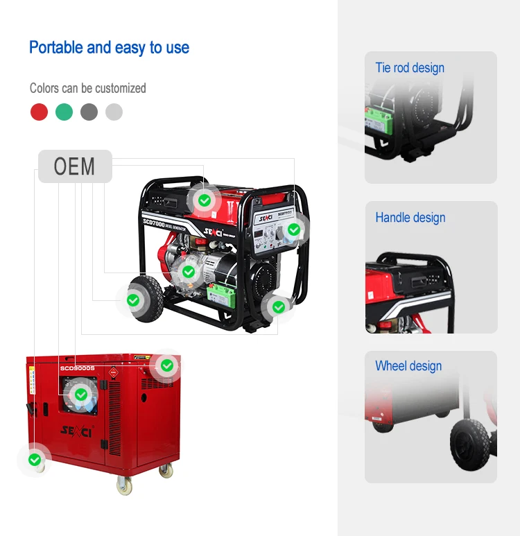 Portable Diesel Generator With Parallel Function details