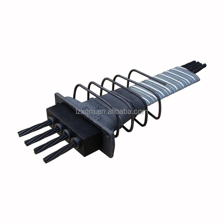 Prestressed Concrete Post Tension Multi Hole Round Anchorage with Wedge