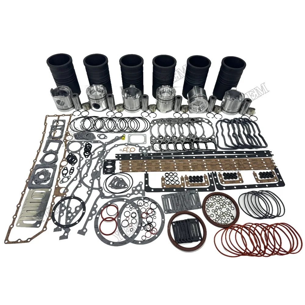 Overhaul Kit With Gasket Set Fit for Mitsubishi S6A3 Engine