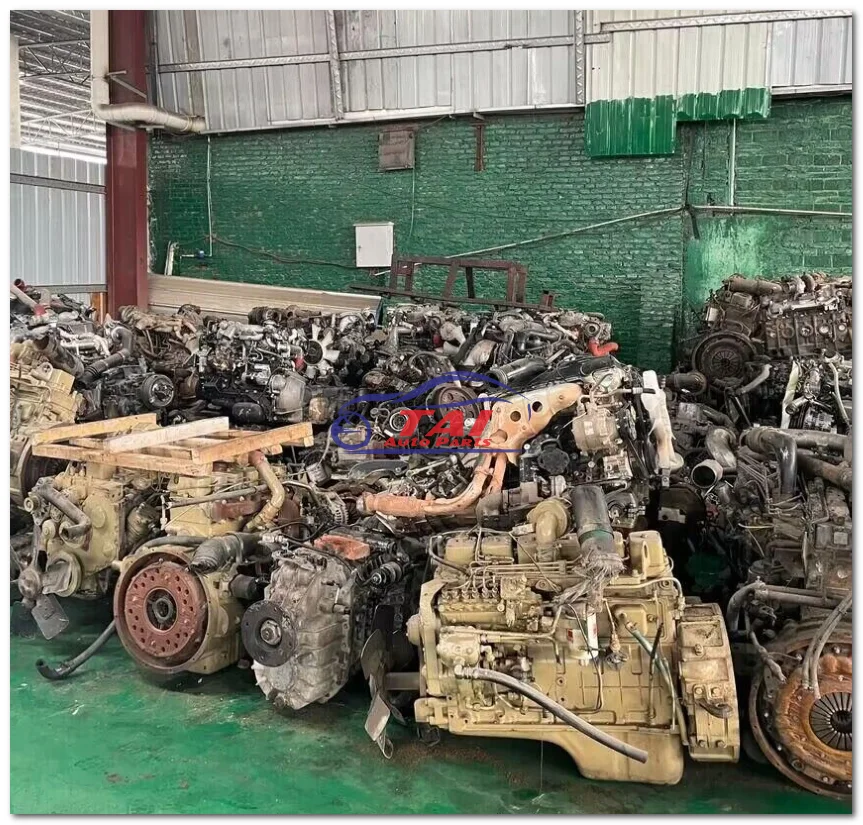 Genuine Used Japanese Complete Diesel Engine J08c J08ct 6 Cylinder For ...