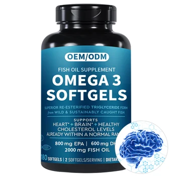 Best Selling Products 2023 Omega 3 Fish Oil Softgels Healthy Heart Brain Healthy Softgels
