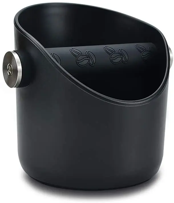 Durable Coffee Trash Can Multi-purpose Espresso Knock Box with Detachable Rubber Bar