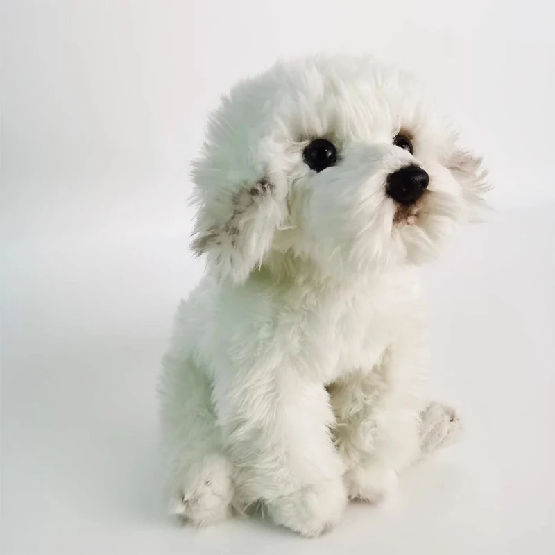 Bichon Frise Maltese Stuffed Toy Stuffed Animal Bichon Frise