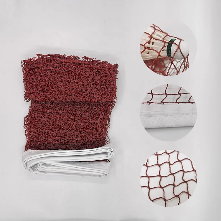 Steel Thread Net Portable Thick Polyester Thread Badminton Net Quadruple Binding With ...