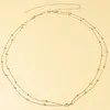 Golden Heart Double-Layer Waist Chain