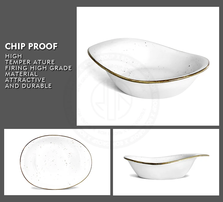 Custom hotel ceramic mixing dinnerware paste wholesale restaurant fruit bowl