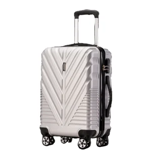 20 Years Factory Custom ABS PC Hard Shell Travelling Bags Luggage Suitcase Sets Unisex ABS Trolley Suitcase