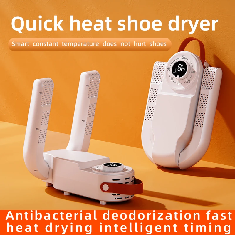 Winter Shoes Dryer Foldable Automatic Electric Fast Heating Quick Dry  Machine Household Hangable Shoes Dryer With Timer