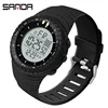 2 Black Case White Dial Black Band