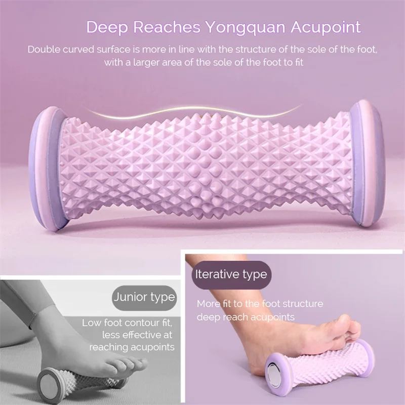 Foot Massage Roller  Plantar Acupressure Relaxation Feet Shiatsu Calf Shaping Massage Tools