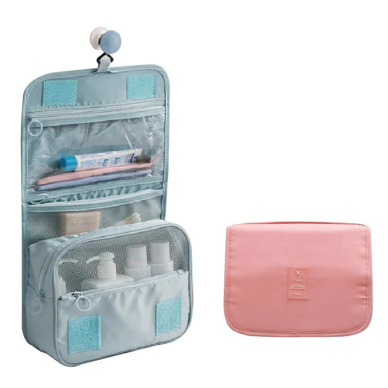 Manufacturer Supply Makeup Pouch Folding Travel Cosmetic Bag