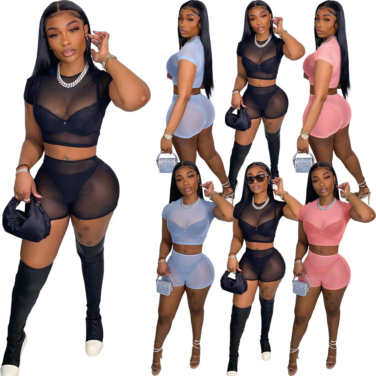 Summer Women Outfits Biker Short Womens 