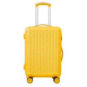 New Custom logo Handle Suitcase High-appearancy-level Multi-functional Anti-theft Swivel Wheel Abs Carry-on Suitcase