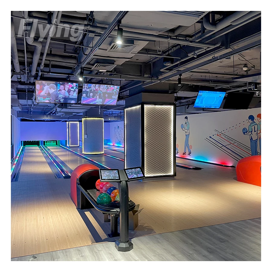 Custom Price Professional Storm Game Color Park Cleaning Lanes Pins Mobile Oil Bowling Equipment