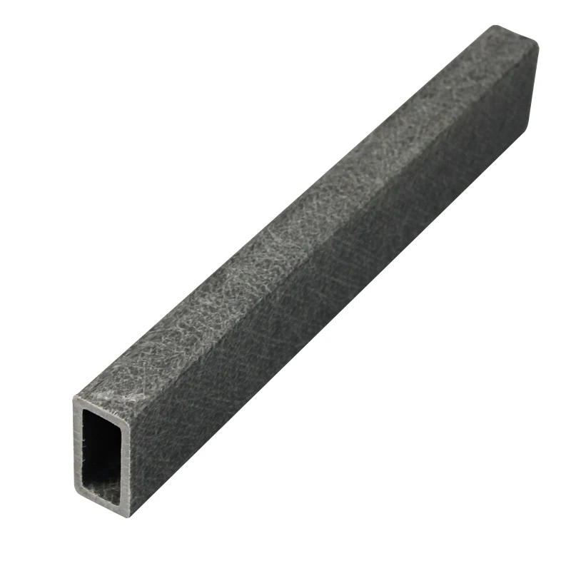 Customized Pultruded Fiberglass Rectangular Tubing Reinforce Plastic  square FRP Tubing