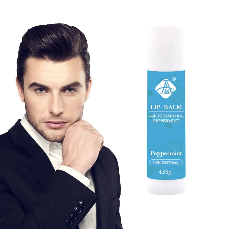 AH Отшелушивающий увлажняющий мятный кокосовый палочка для губ мужчин от частной