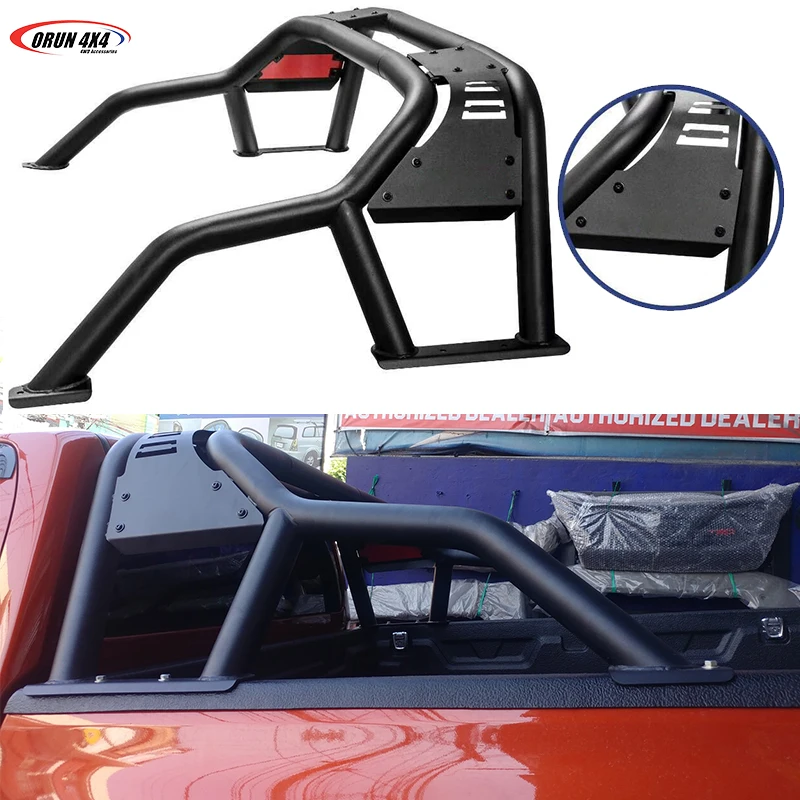 Universal Truck Bed Roll Bar For Hilux Revo Matt Black Roll Bar 2016