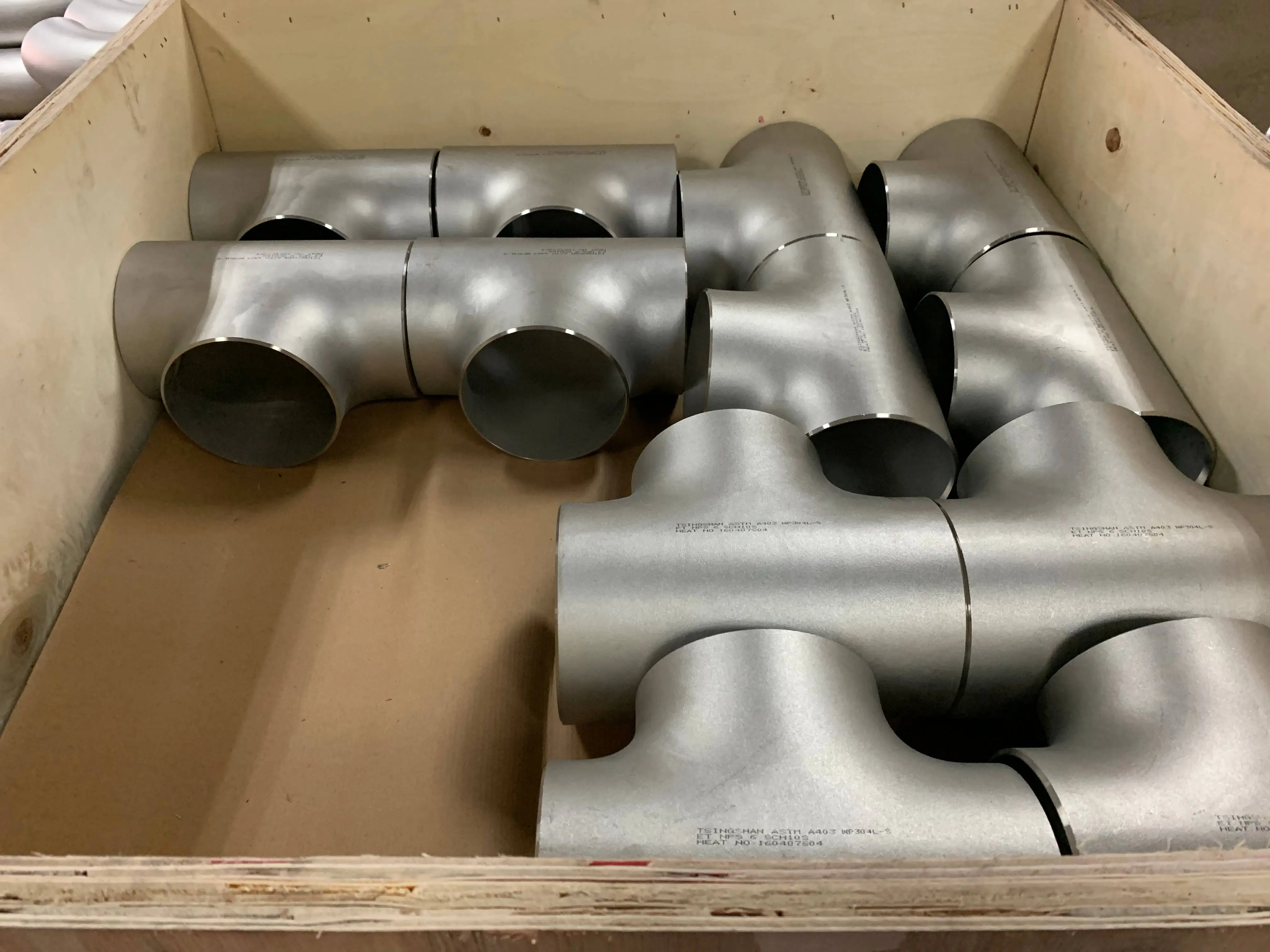 seamless asme b16.9 stainless steel tee socket weld butt weld pipe fittings
