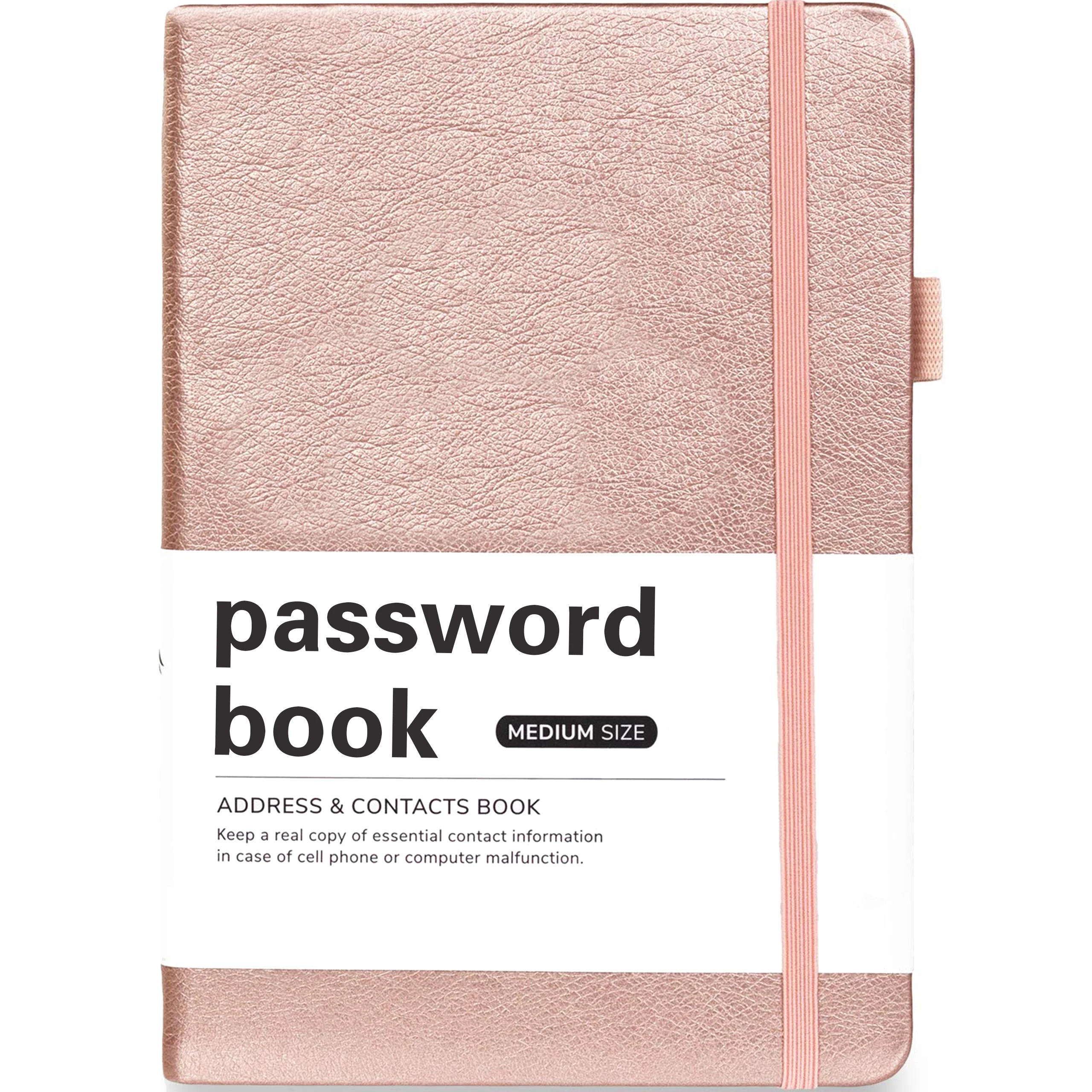 Best Quality Fully Custom Cover Interior Leather Password Address  Book with Alphabetical Tabs - China Leather Password Book with Alphabetical  Tabs, Leather Password Book