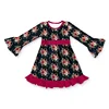 Love Floral Bell Sleeve Twirl Dress