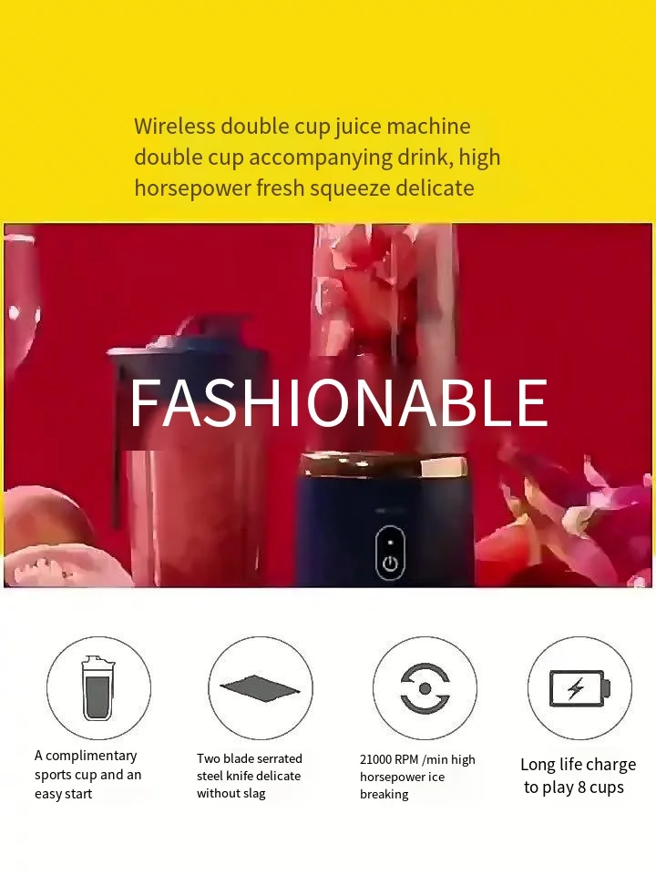 400ml Portable Electric Baby Food Blender Vegetable Fruit Juicer For