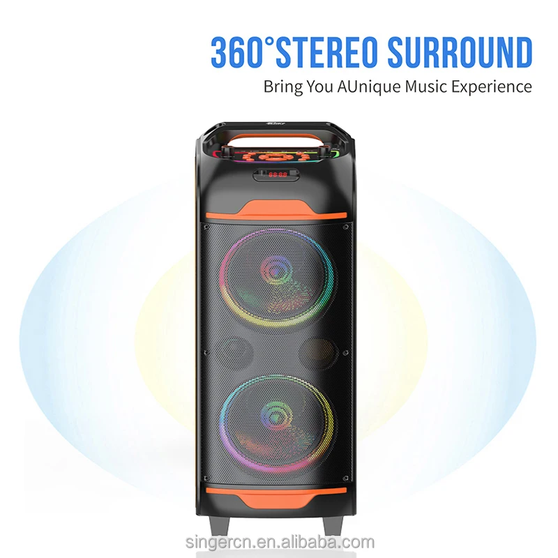 ZQS8248 Portable Bluetooth Speaker - Perfect for Parties