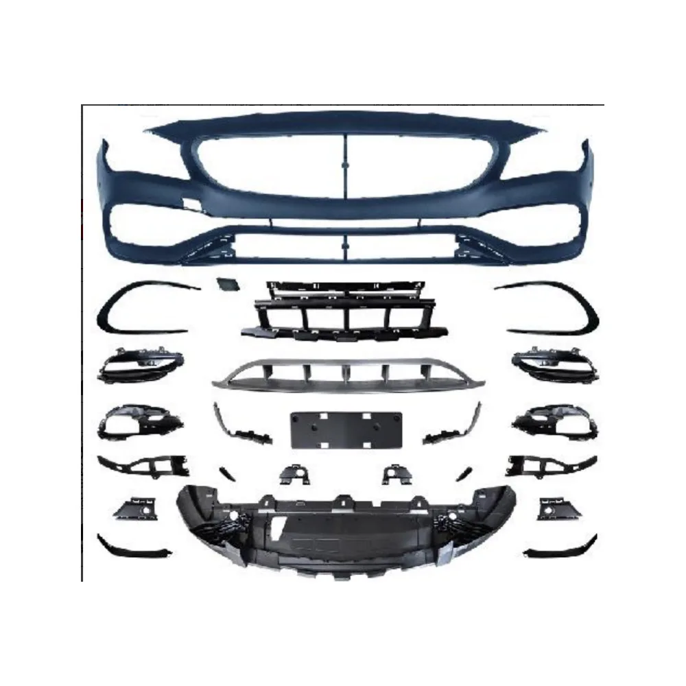 Factory Supply Aftermarket Front Bumper Assy Car Bumpers for W117 2013-2018 Upgrade to AMG 2013-2018