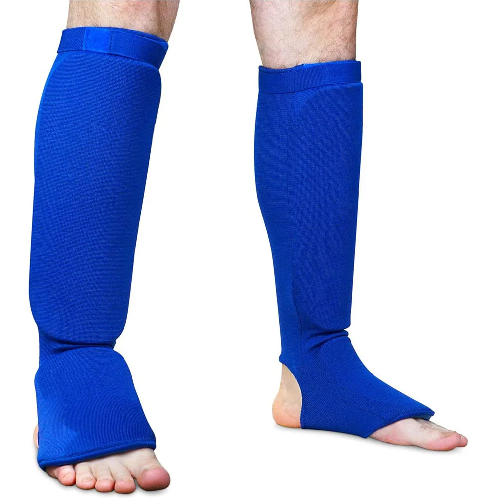 Boxing Shin Guards Fitness Instep Ankle Protector Foot Protection Kickboxing Pad Muaythai Training Leg Support Protector Cover