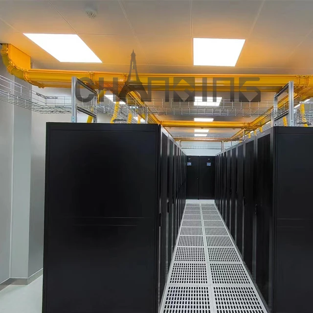 Yellow Fiber Raceway Customized Size Color Abs Pvc Cable Management Cable Tray for Data Center Infrastructure Wiring