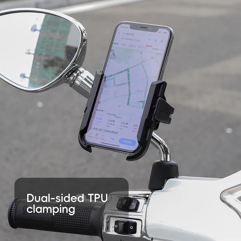 SMNU F1 serijos greito užrakinimo dviračių telefono laikiklis, vandeniui atsparus, lankstus, plonas vamzdelinis laikiklis motociklams, patogus fotoaparatui naudoti kaip telefono laikiklį