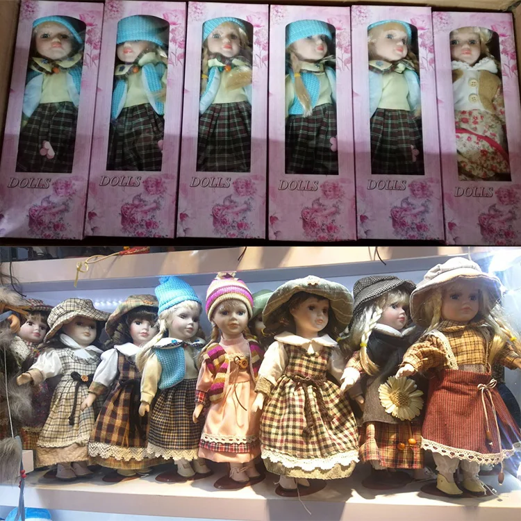 Wholesale Customized Handmade Soft Stuffed Baby Doll Gifts Black Ballet Girl Doll Rag Dolls Set for Girls