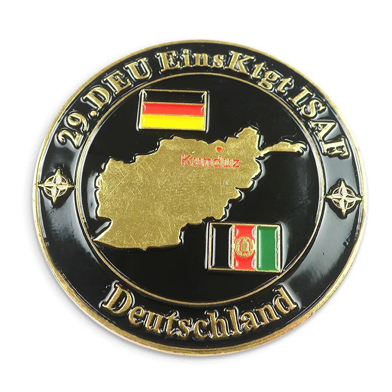 2025 Free Sample Custom Germany Cheap Antique Sliver Gold Euro Coin Commemorative Metal Challenge Coins Souvenir