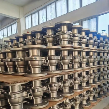 Pneumatic flange ball valve