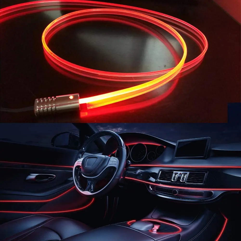 cliënt Voorafgaan Verkoper Car Interior Led Strip Light 5pcs Multicolor Rgb Car Ambient Lighting Kit  With Sound Active Function Wireless Ble App Control - Buy Interior Car Led  Strip Lights,Car Interior Strip Lights,Car Interior Light