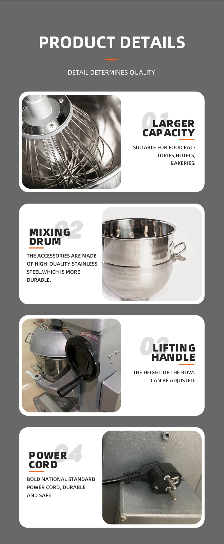 Manual Operation Multifunctional Cake Machines Food Processors