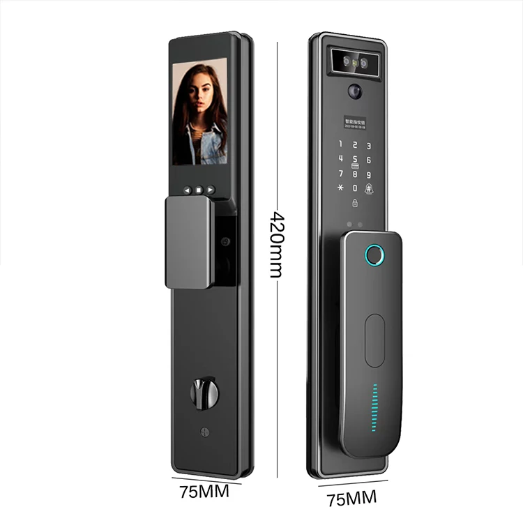 Tuya APP 3D Face Recognition Smart Door Lock - Secure & Convenient