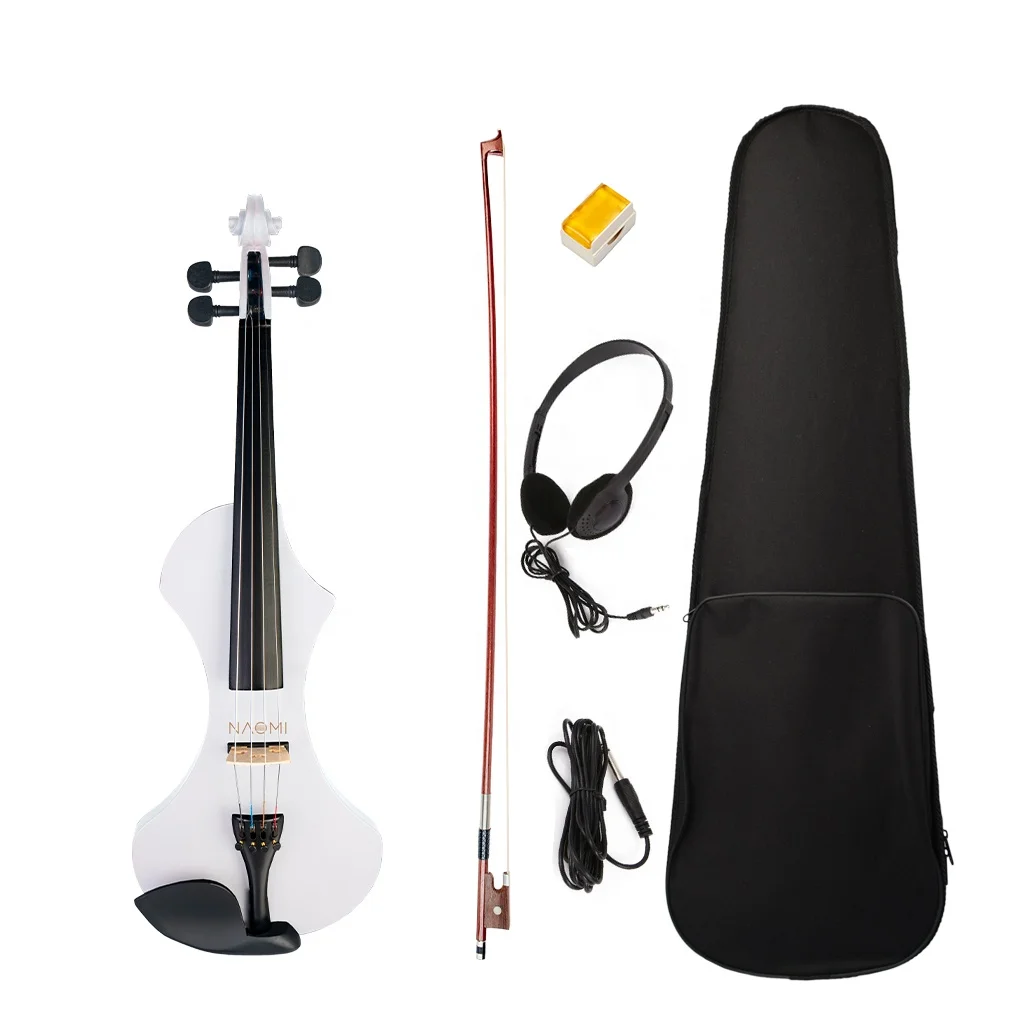 NAOMI Electric Violin - Silent, Solid Wood, Full Size