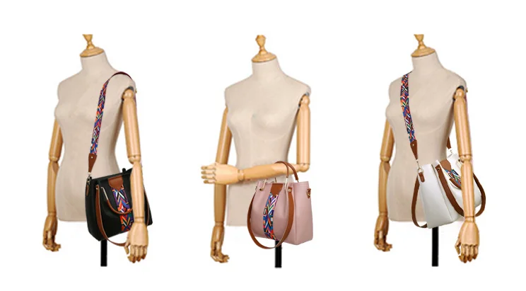 Manufacturer Wholesale Women's Bag 2023 New European And American Fashion 4 Piece Set Bag Portable Shoulder Crossbody Bucket Bag