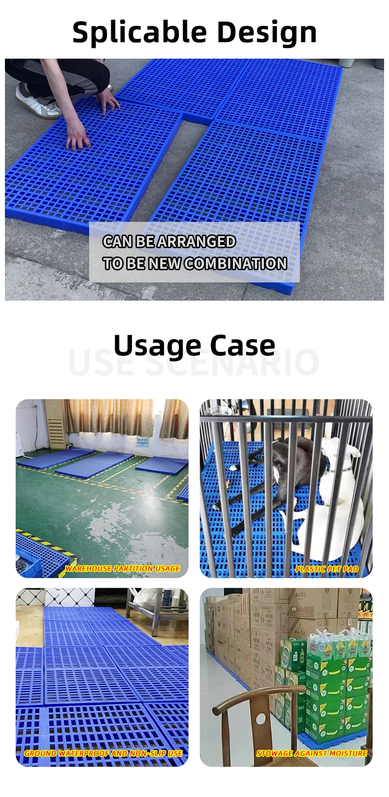Modular Floor Panel, 600*300*30mm, Waterproof - detail 4