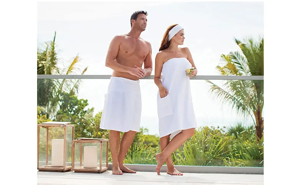 Sexy Women Bath Towel Dress - 100% Cotton Terry Towel