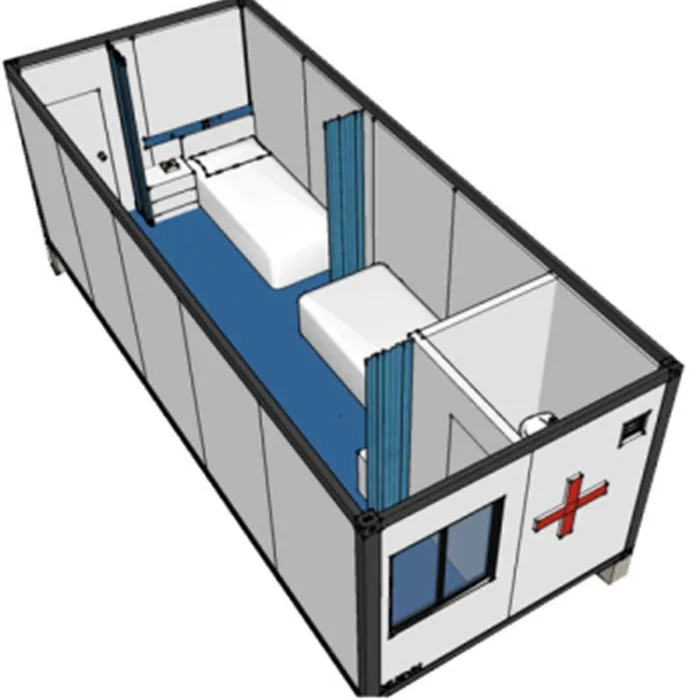 outdoor prefabricated portable office container hospital