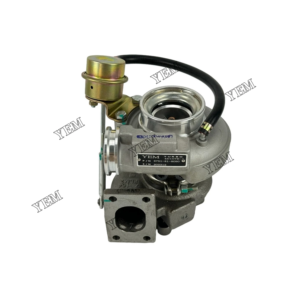 4D107 Turbocharger 6751-81-8090 for Komatsu Engine. 3